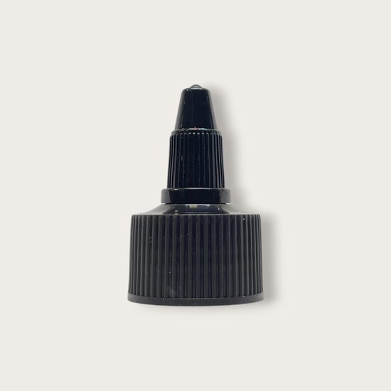 Vāciņš ar dozētāju/ melns 24 mm 1 gab